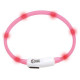 Flamingo LED kakla siksna kaķiem VISIO roza 35cm
