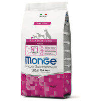 Monge Dog Extra Small Adult Rich in Chicken 3 kg