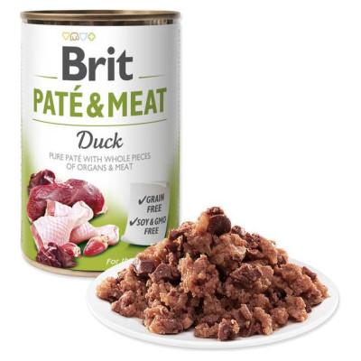 Brit CARE wet Duck Pat&eacute; & Meat 400 g konservi suņiem