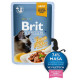 Brit Premium Cat Delicate Fillets in Gravy with Tuna 85 g konservi kaķiem
