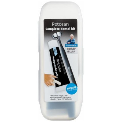 Petosan Complete Dental Kit L - zobu tīrī&scaron;anas komplekts suņiem no 16 kg