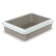 Georplast Atvērtā kaķu tualete ar apmali 43,5x34x11 cm, dažādas krāsas