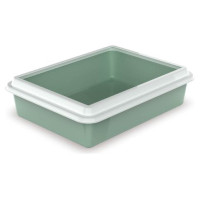 Georplast Atvērtā kaķu tualete ar apmali 43,5x34x11 cm, dažādas krāsas