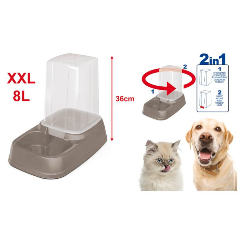 Georplast Dozators barībai/ūdenim Eat&Drink 8L cm 44x26x36 h