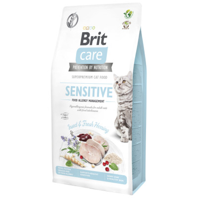 Brit Care Cat GF Sensitive Insect&Fresh Herring 0,4kg