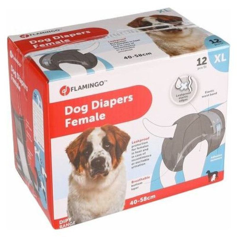 Flamingo autiņi suņiem XL 40-58cm 12gb.