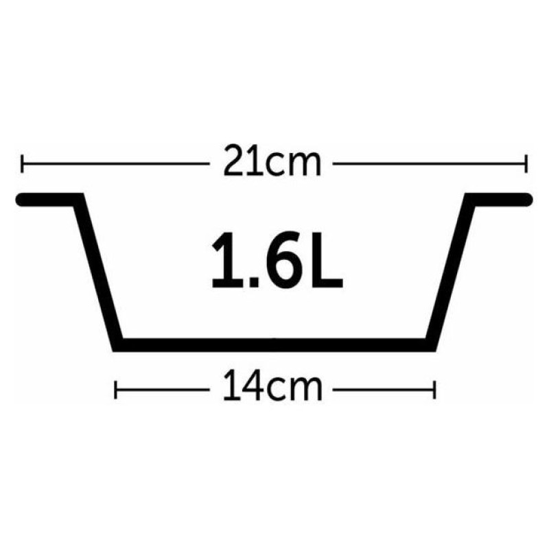 Flamingo Statīvs bļodām 2x21cm 1,5l (ar bļodām)