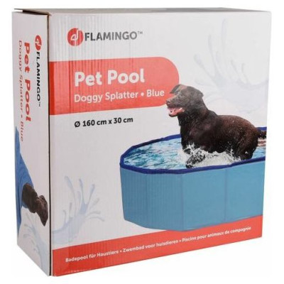 Flamingo baseins suņiem BLUE 160x30cm