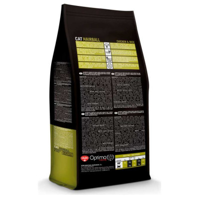 Optimanova Cat Hairball Chicken & Rice 8 kg