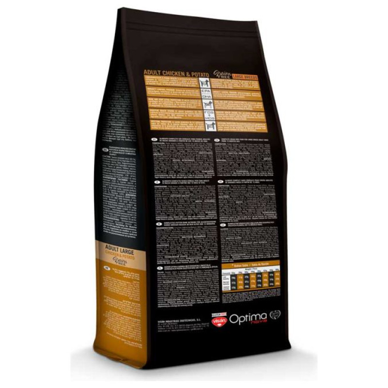 Optimanova Adult Large GF Chicken & Potato 12 kg