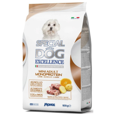 Special Dog Excellence MONOPROTEIN Mini Adult with Lamb 0,8 kg  - barība suņiem