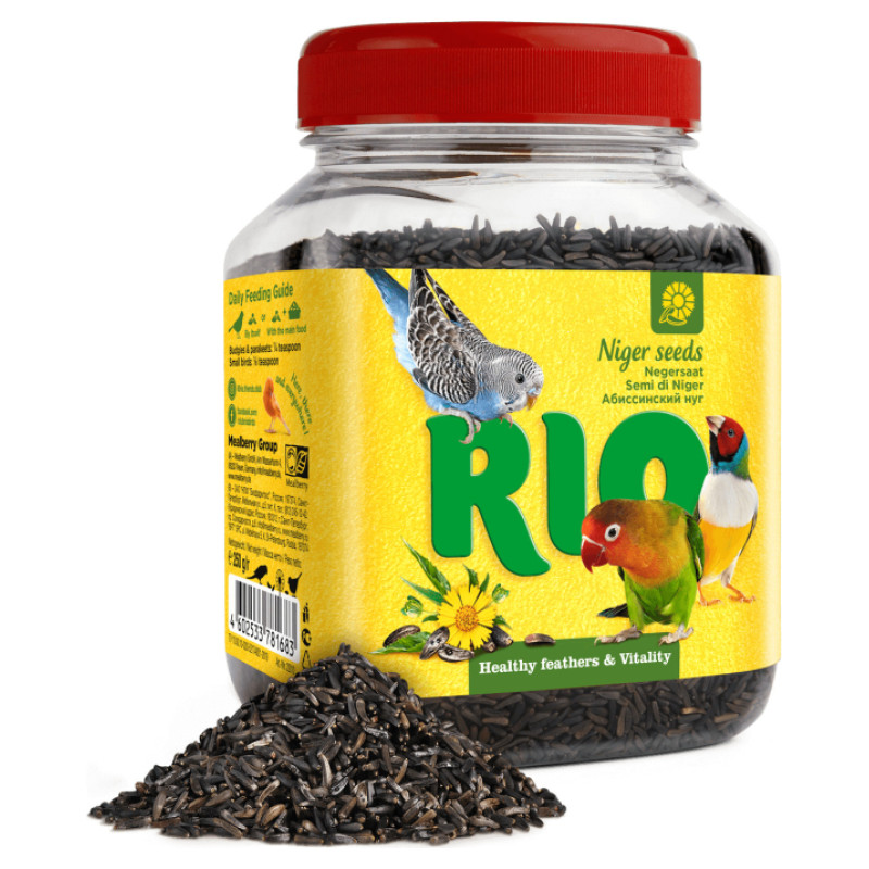 Mealberry RIO Niger seeds 250 g - papildbarība dekoratīvajiem putniem