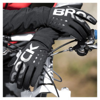 Rockbros cycling gloves, insulated, long, size: XL - black and gray