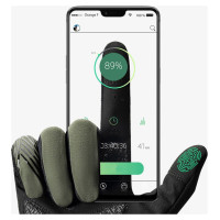 Rockbros cycling gloves spring/summer/autumn, full, size: L - green