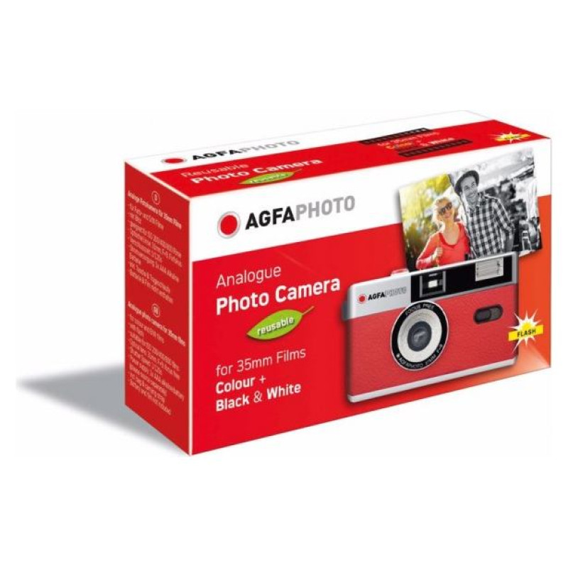 Agfaphoto Analoge Camera 35mm Red