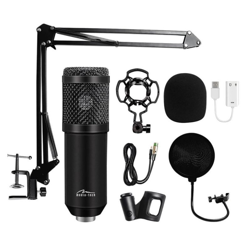 Media-Tech MT397K Studio&Streaming Microphone