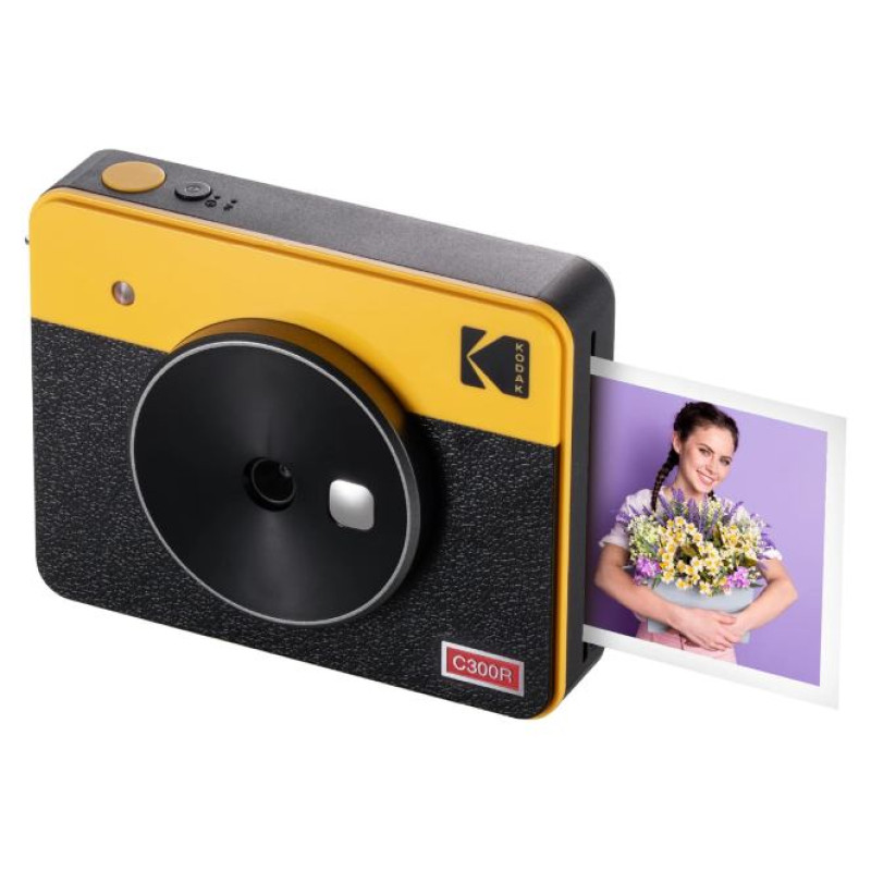 Kodak Mini Shot 3 Square Retro Instant Camera and Printer Yellow