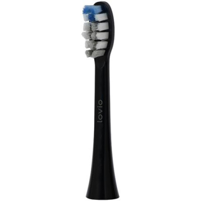 Lovio LVTB124BK-HM SonicProtect PRO Toothbrush Heads Medium Black