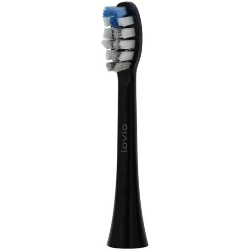 Lovio LVTB124BK-HM SonicProtect PRO Toothbrush Heads Medium Black
