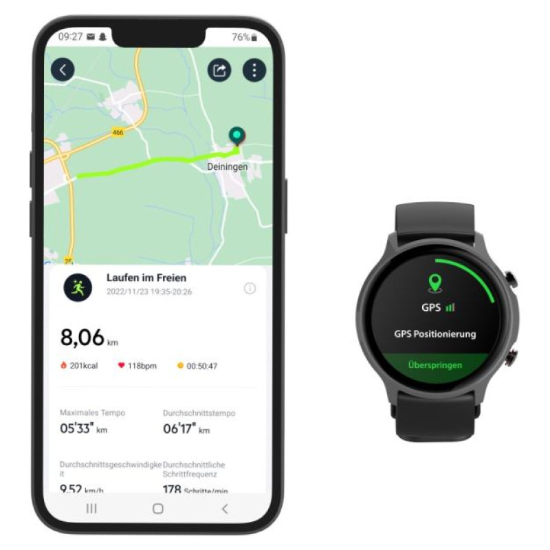 Hama 00178610 Fit Watch 6910 Black/Dark Grey