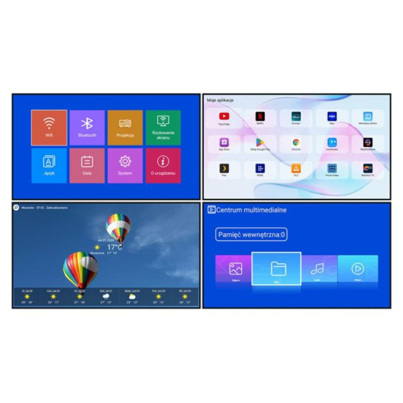 Manta PMA202A24 MultiVision Mini Smart Projector