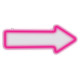 Manta SNL107PK Style Neon Lights ARROW  pink