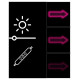 Manta SNL107PK Style Neon Lights ARROW  pink