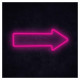Manta SNL107PK Style Neon Lights ARROW  pink