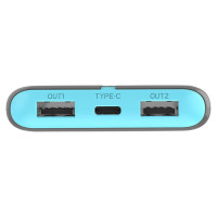 Tracer 47514 EnerGo 10000mAh Power Bank gray/blue
