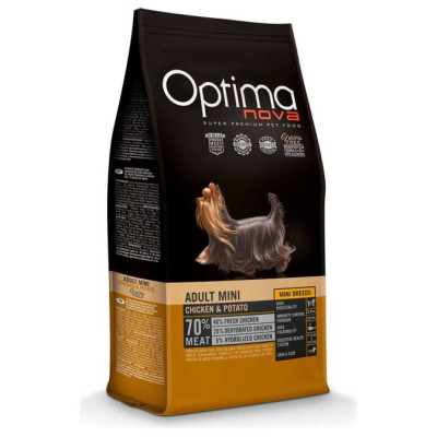 Optimanova Adult Mini GF Chicken & Potato 8 kg
