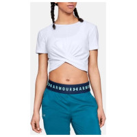 Under Armour T-shirt Under Armor Lightweight Lux Crop Tee W 1305484-100 (XL)