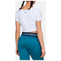 Under Armour T-shirt Under Armor Lightweight Lux Crop Tee W 1305484-100 (XL)