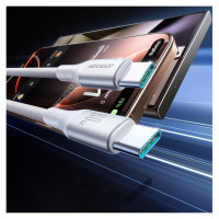 Joyroom S-A28 Flash Series 60W USB-C - USB-C Cable 1m - White