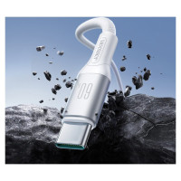 Joyroom S-A28 Flash Series 60W USB-C - USB-C Cable 1m - White