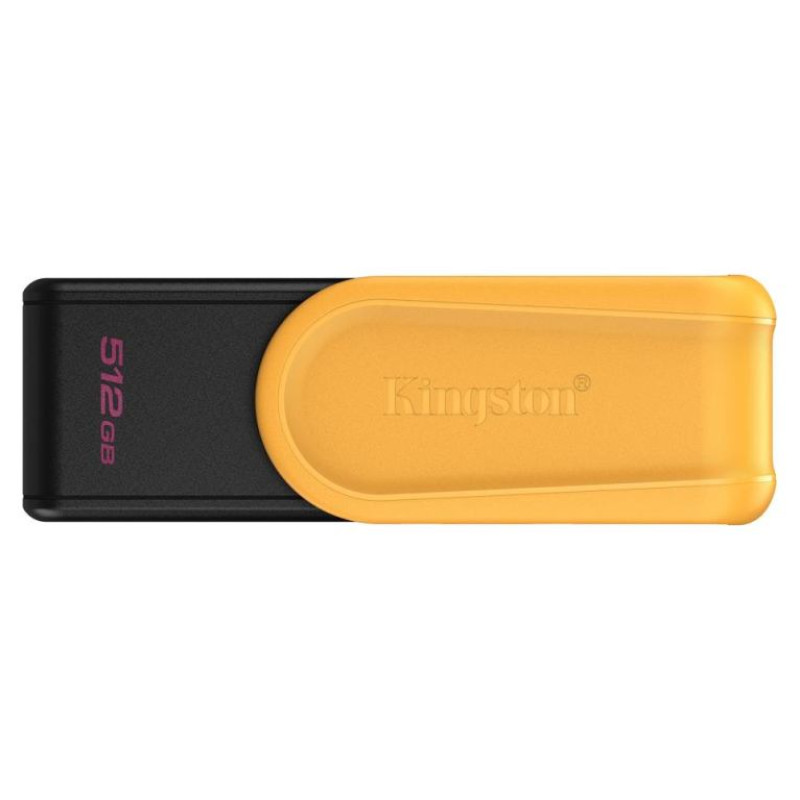 Kingston 512GB Portable USB 3.2 Gen 1 DataTraveler Exodia S (Black/Yellow)