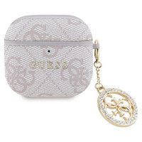 Guess 4G Strass Charm Case for AirPods 4 - Pink