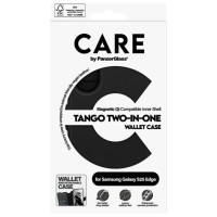 Panzerglass CARE by PanzerGlass Feature Tango 2in1 Wallet Qi Case for Samsung Galaxy S25 Edge - Black