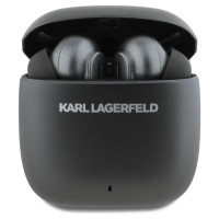 Karl Lagerfeld Metal Printed Logo ANC/ENC Headphones - Black