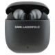 Karl Lagerfeld Metal Printed Logo ANC/ENC Headphones - Black
