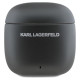 Karl Lagerfeld Metal Printed Logo ANC/ENC Headphones - Black