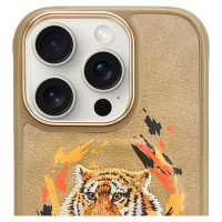Nimmy Tiger MagSafe case for iPhone 16 Pro Max - brown
