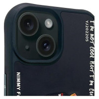 Nimmy Glasses Cool Cat case for iPhone 15 - black