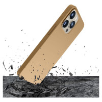 3Mk Protection 3mk Hardy Silicone MagCase for iPhone 15 Pro Max - Gold