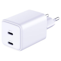 3Mk Protection 3mk Hyper Charger PD 45W QC4+ PPS 2C Super-Fast Charge 2.0 Wall Charger - White