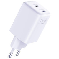 3Mk Protection 3mk Hyper Charger PD 45W QC4+ PPS 2C Super-Fast Charge 2.0 Wall Charger - White