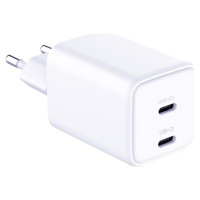 3Mk Protection 3mk Hyper Charger PD 45W QC4+ PPS 2C Super-Fast Charge 2.0 Wall Charger - White