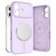 Tech-Protect Silicone MagSafe Case for iPhone 17 - Purple