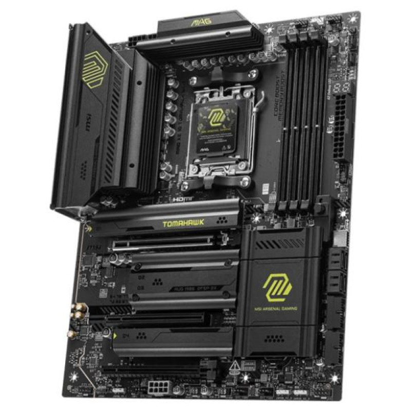 MSI Mainboard|MSI|AMD X870|SAM5|ATX|Memory DDR5|Memory slots 4|1xPCI-Express 1x|3xPCI-Express 16x|4xM.2|1xHDMI|1xAudio-In|1xAudio-Out|4xUSB 2.0|4xUSB 3.2|3xUSB-C|1xRJ45|MAGX870TOMAHAWKWIFI