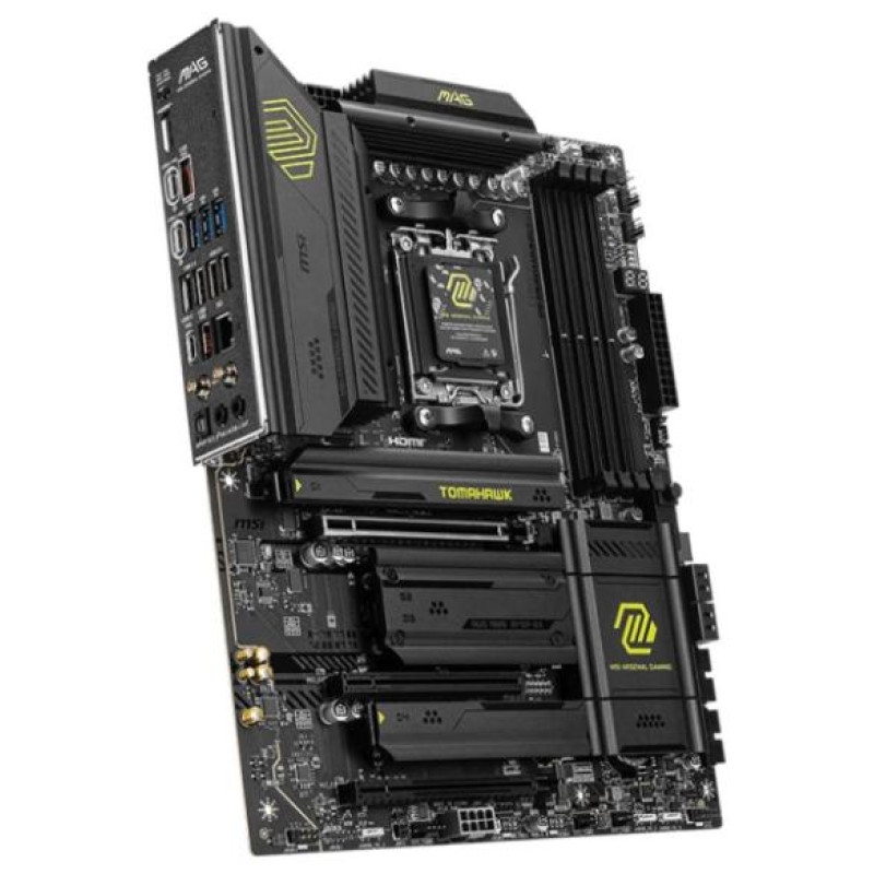 MSI Mainboard|MSI|AMD X870|SAM5|ATX|Memory DDR5|Memory slots 4|1xPCI-Express 1x|3xPCI-Express 16x|4xM.2|1xHDMI|1xAudio-In|1xAudio-Out|4xUSB 2.0|4xUSB 3.2|3xUSB-C|1xRJ45|MAGX870TOMAHAWKWIFI