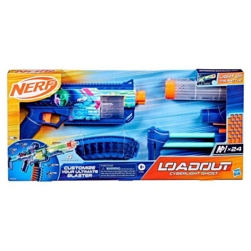 Nerf Loadout Blaster Cyberlight Ghost